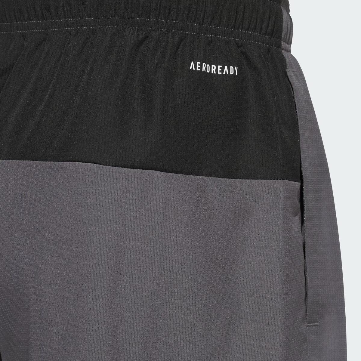 Short Adidas Aeroready Colorblock Woven Masculino Grafite/Preto 5
