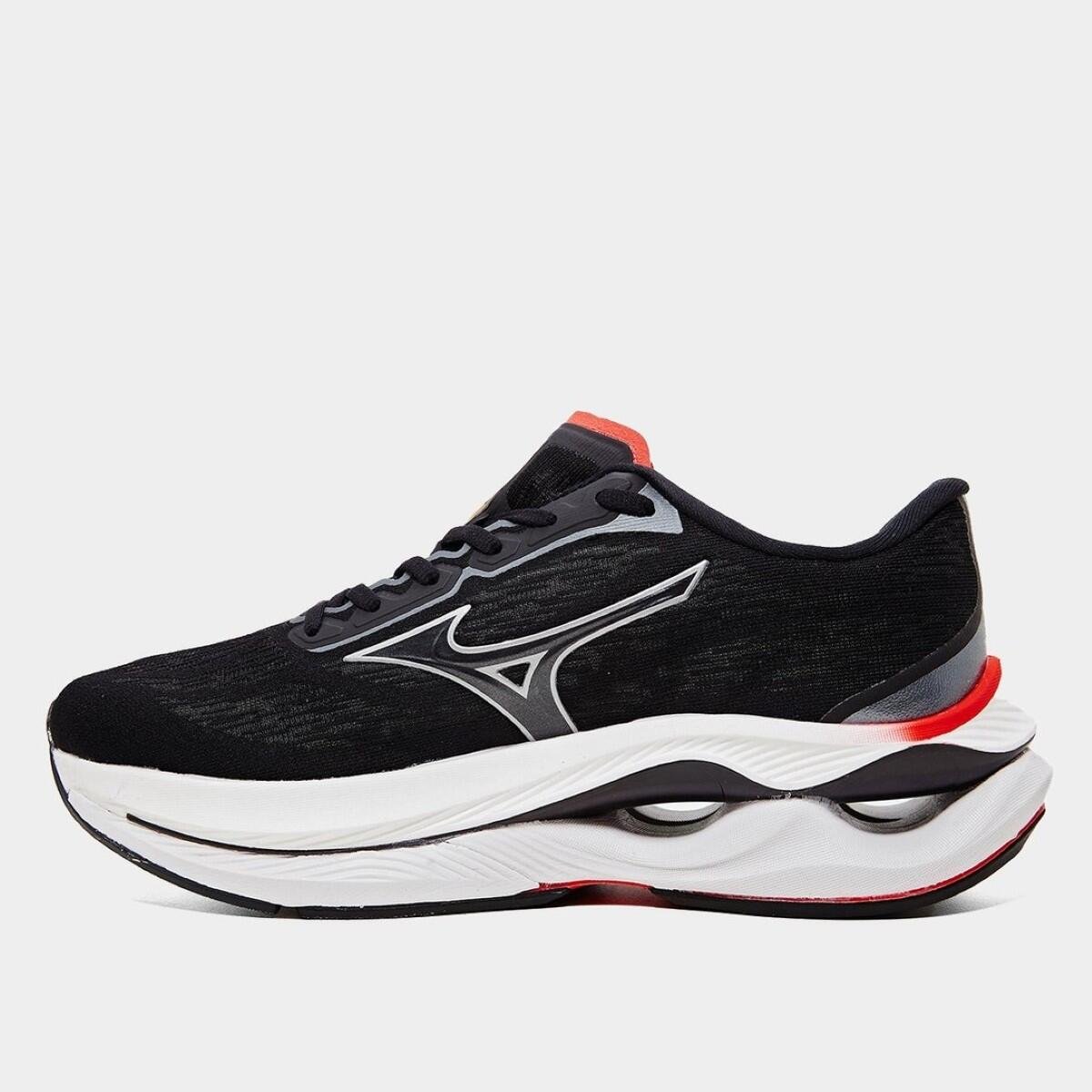 Tênis Mizuno Wave Creation 26 Masculino Preto/Vermelho 6