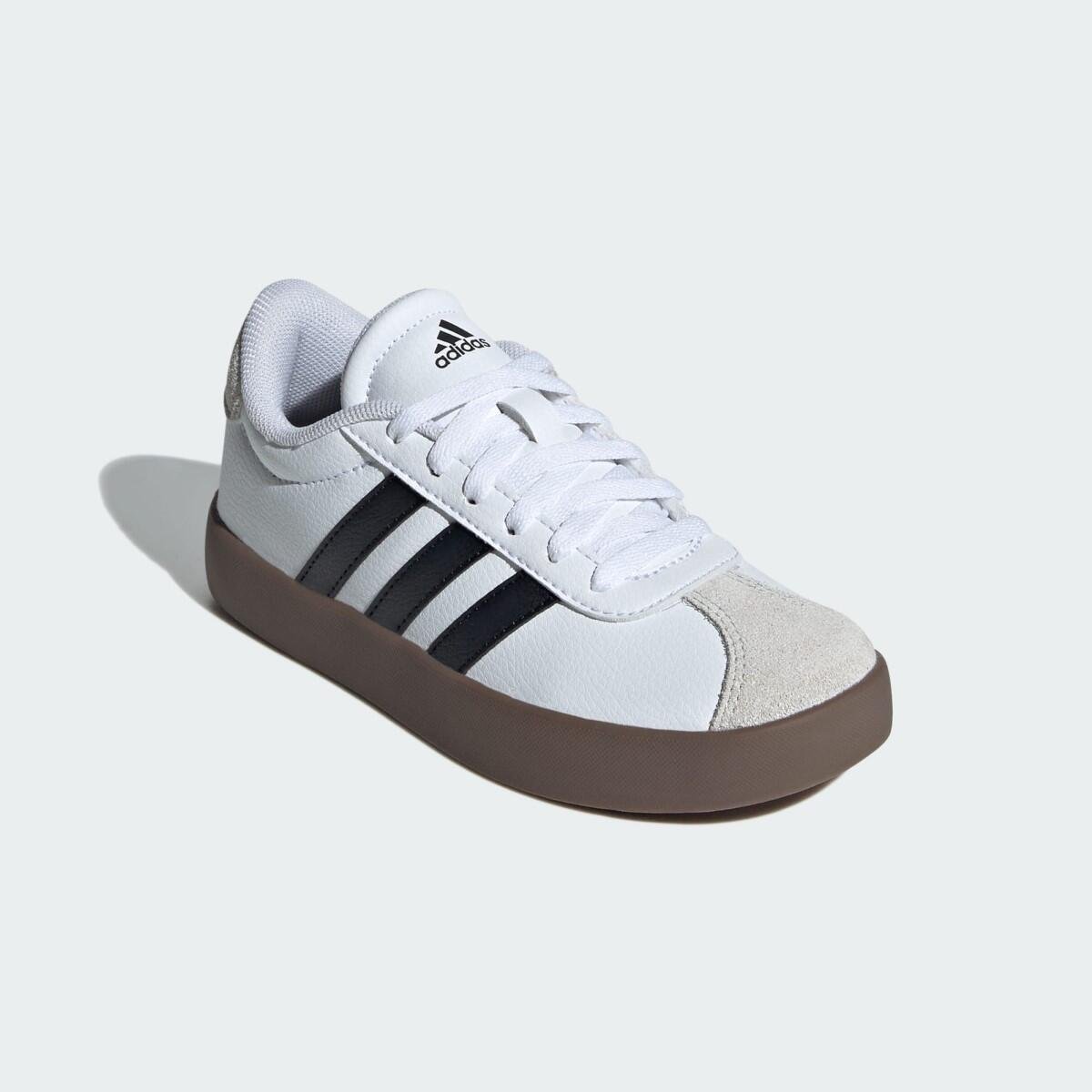 Tênis Adidas VL Court Kids Infantil Branco 4