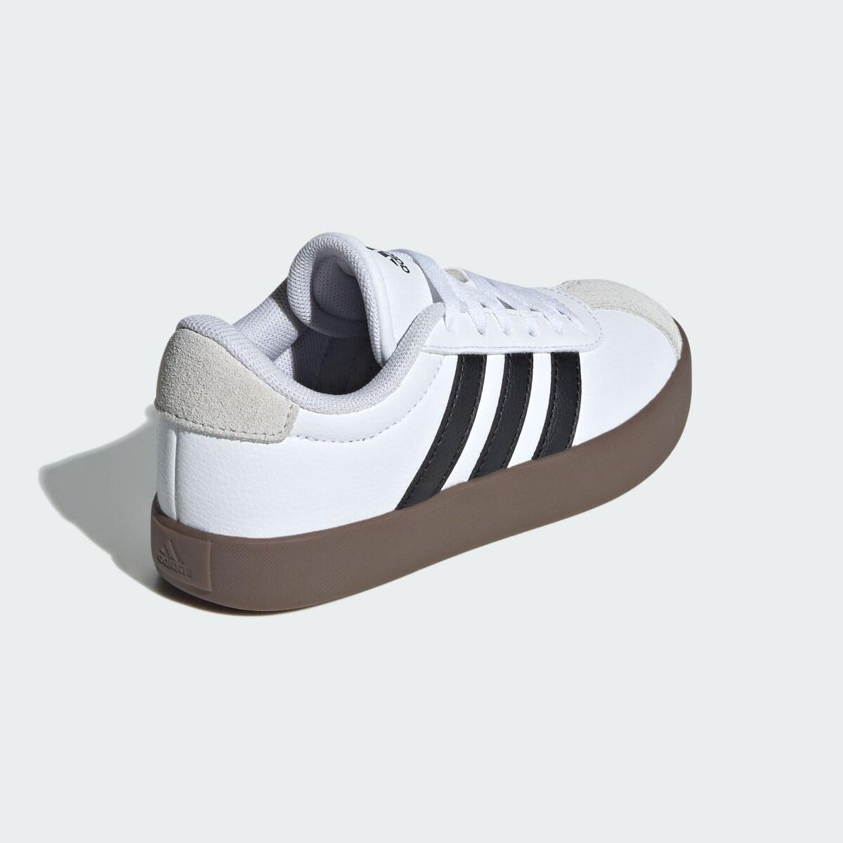 Tênis Adidas VL Court Kids Infantil Branco 5