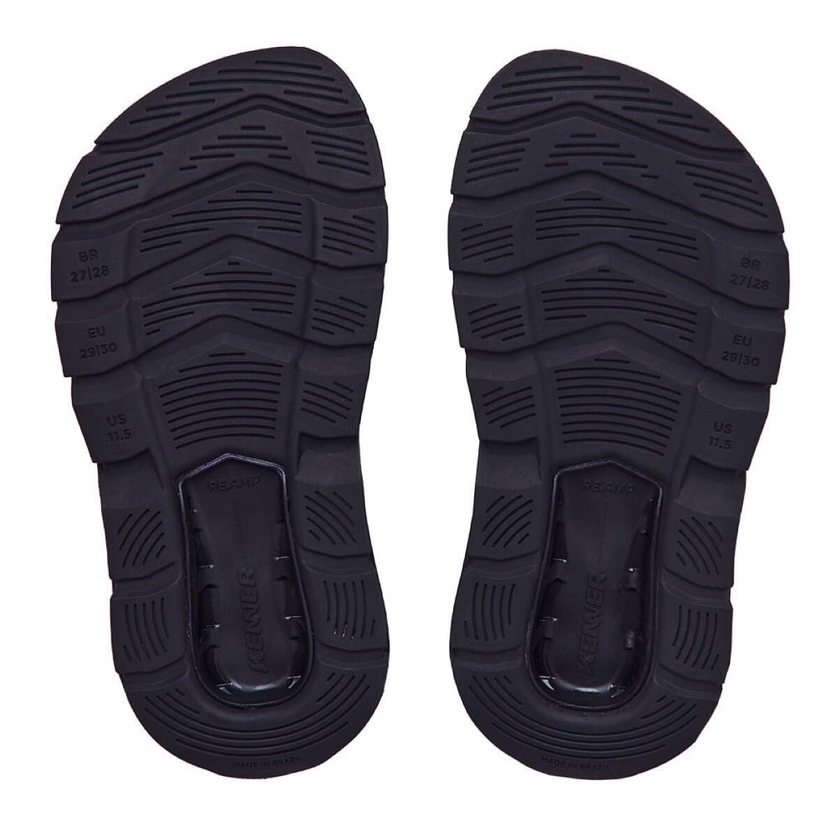 Chinelo Sandália Kenner Rakka Kids Infantil Preto 4