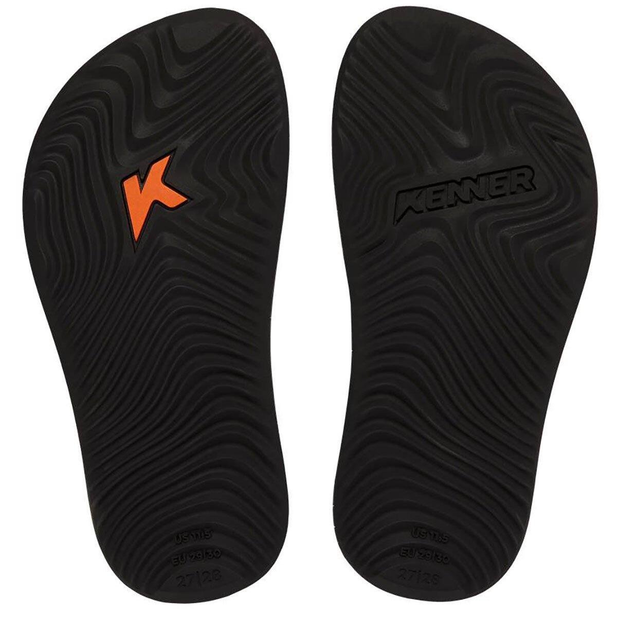 Chinelo Sandália Kenner New Summer Kids Infantil Preto/Azul 5