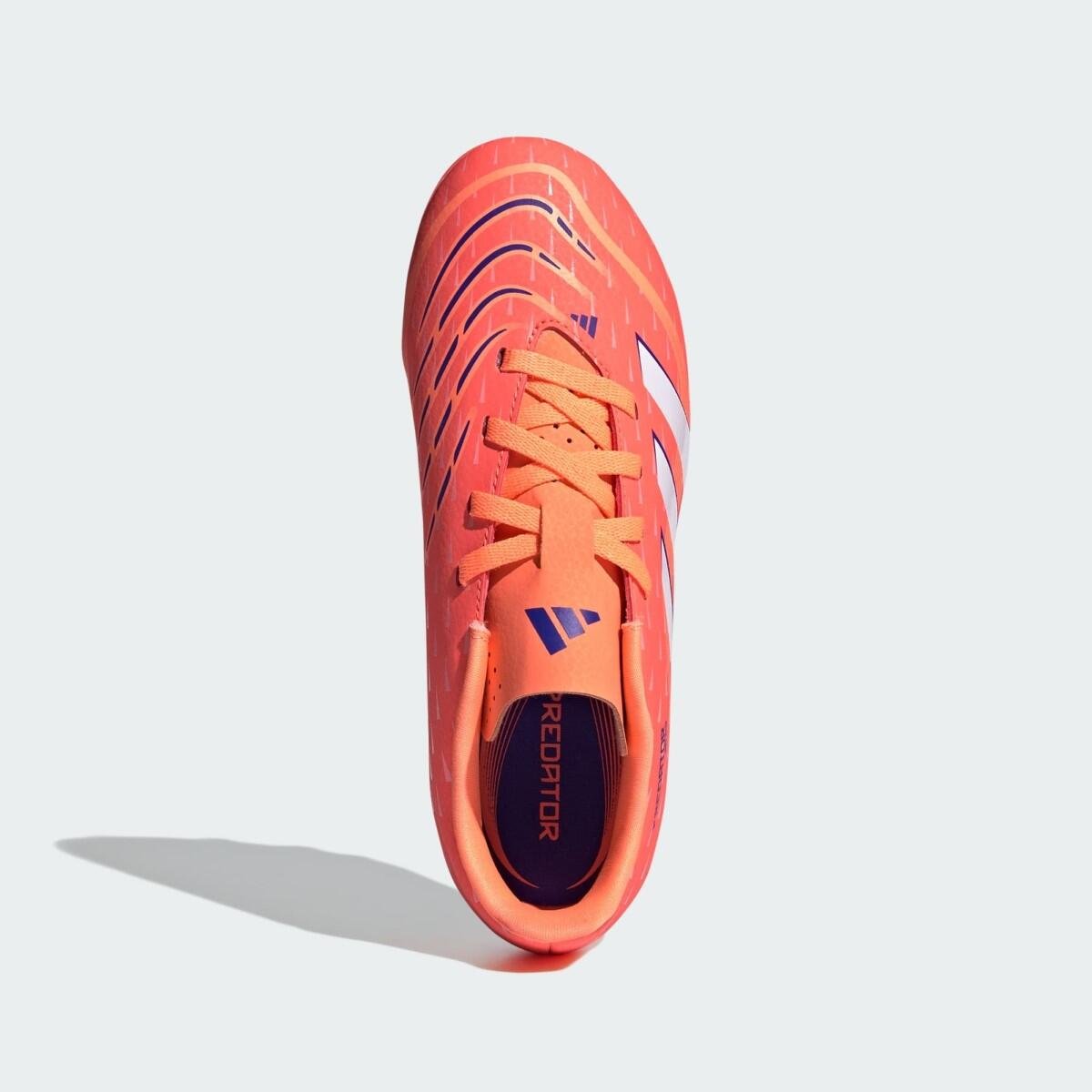 Chuteira Campo Adidas Predator Club FG Infantil Laranja 2