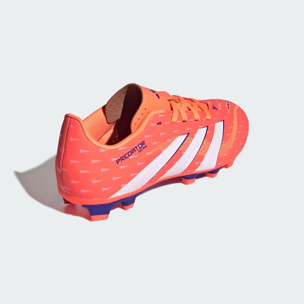 Chuteira Campo Adidas Predator Club FG Infantil Laranja 5