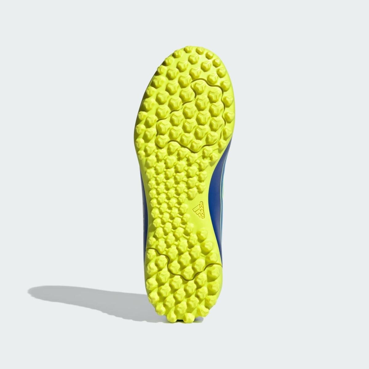 Chuteira Society Adidas F50 Messi Club TF Infantil Azul 3