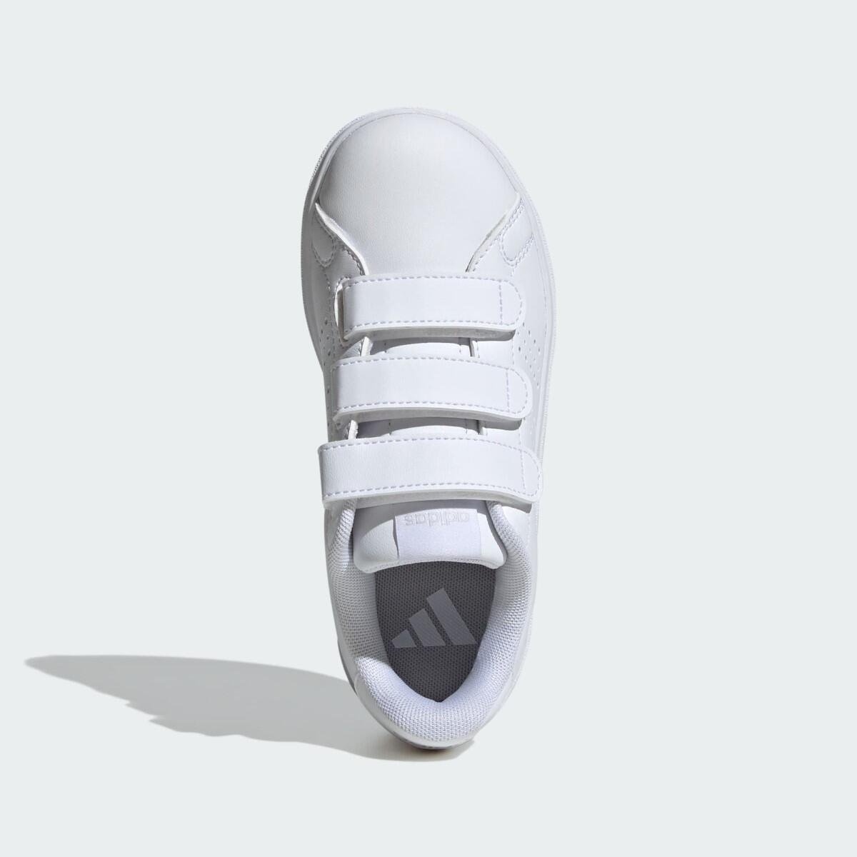 Tênis Adidas Advantage Base Kids Infantil Branco 2