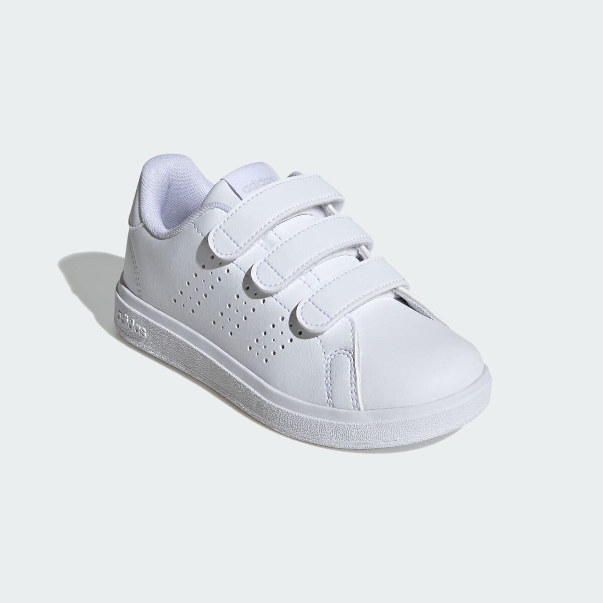 Tênis Adidas Advantage Base Kids Infantil Branco 3