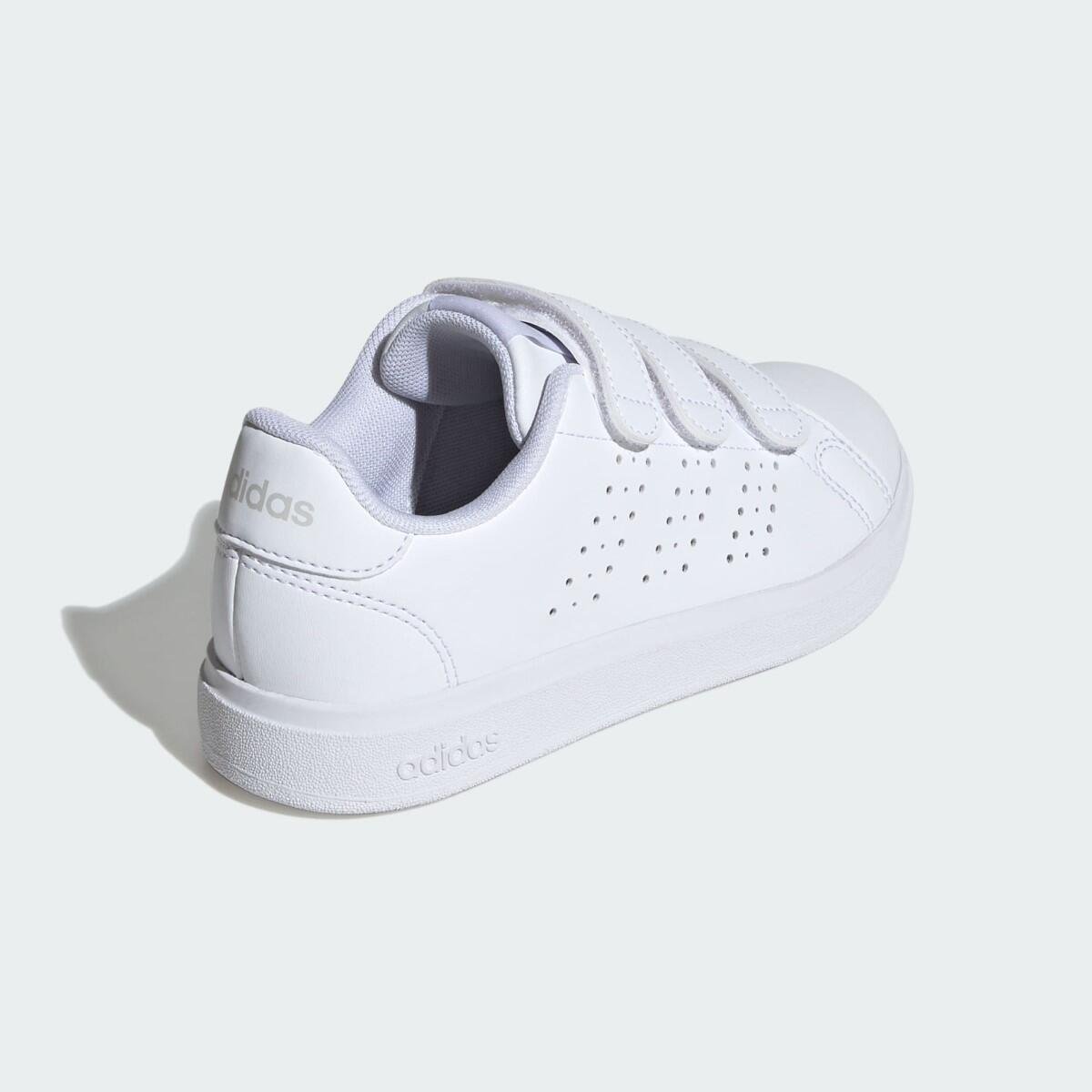 Tênis Adidas Advantage Base Kids Infantil Branco 4