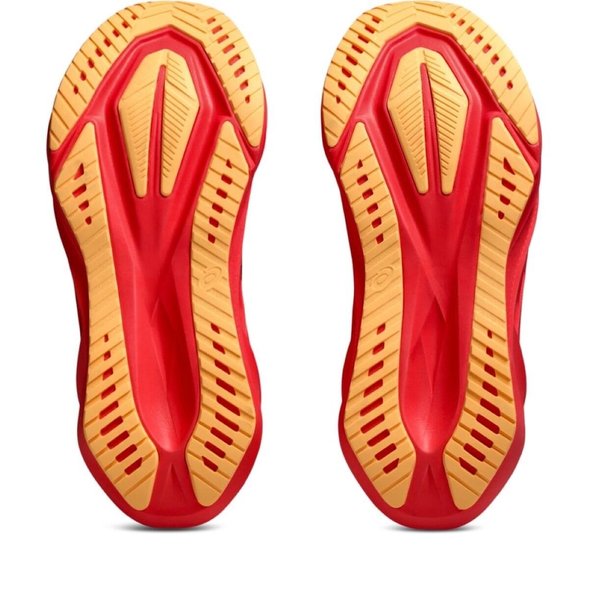 Tênis Asics Novablast 5 Masculino Vermelho 6