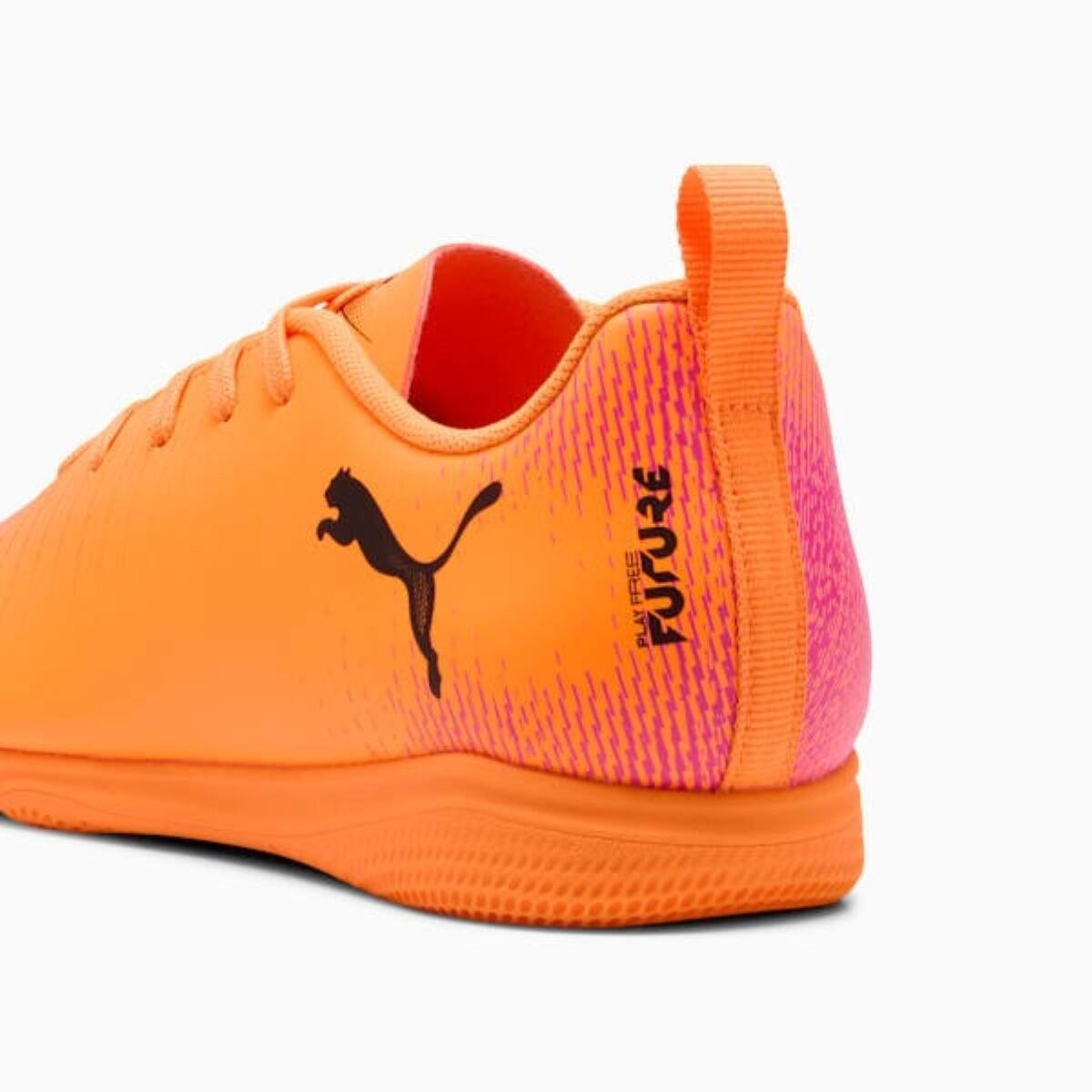Chuteira Futsal Puma Future 8 Play IT Infantil Laranja 3