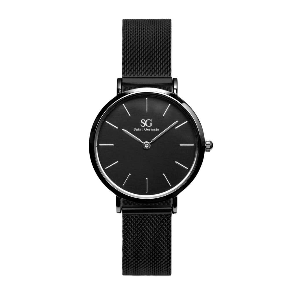 Relógio Minimalista Preto Houston Full Black 40mm