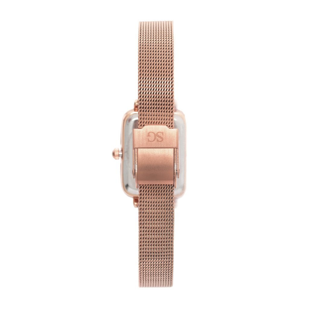 Relógio Feminino Quadrado Square Nolita Rosé Gold Dourado 2