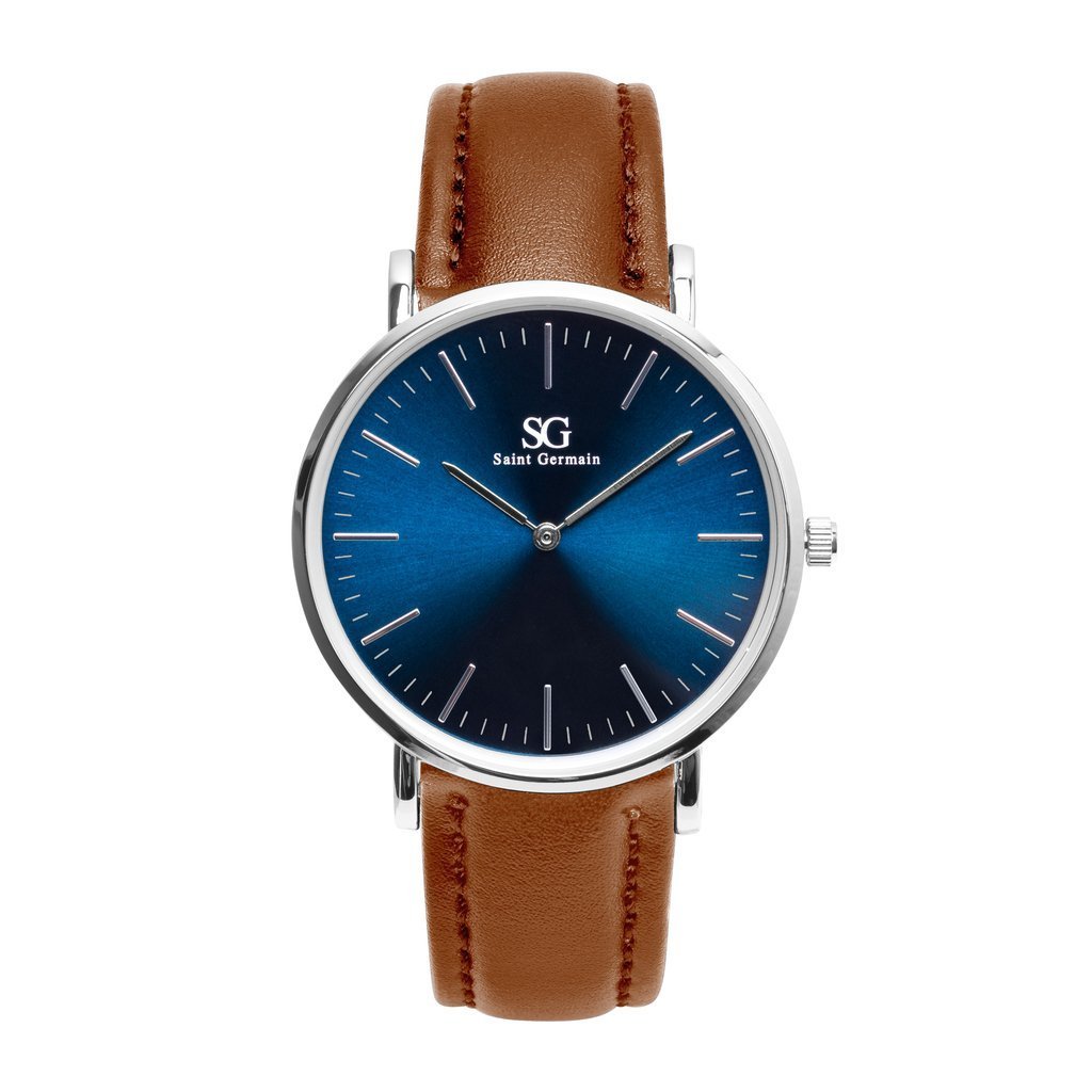 Bronx Blue Silver 40mm