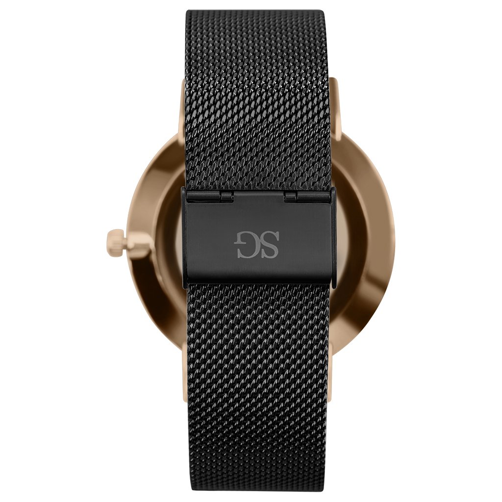 Houston Rosé Gold 40mm Preto 3