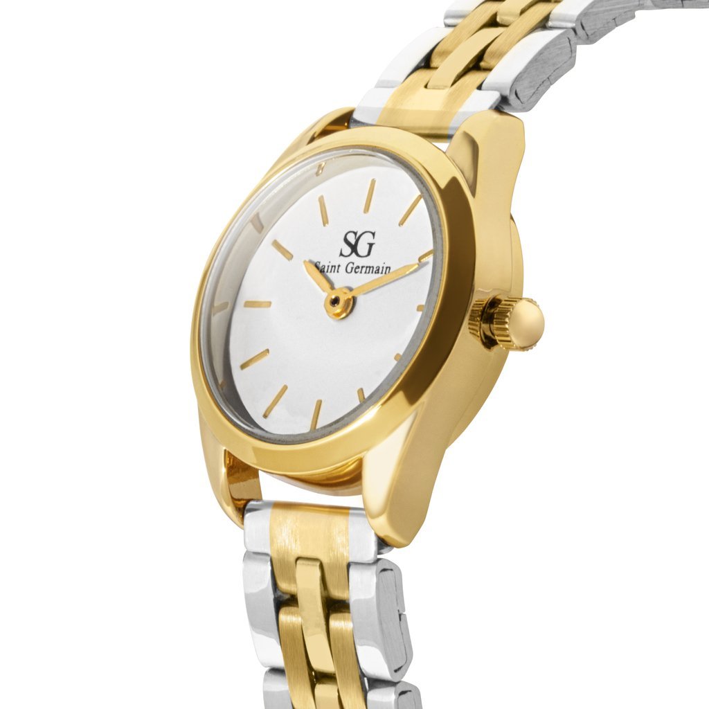 Mini Belle Bicolor Gold 24mm Dourado 2