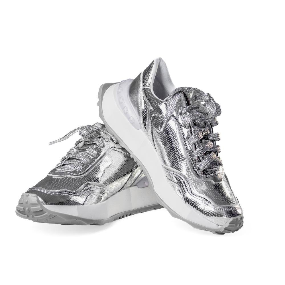 Tênis Casual Prata 3