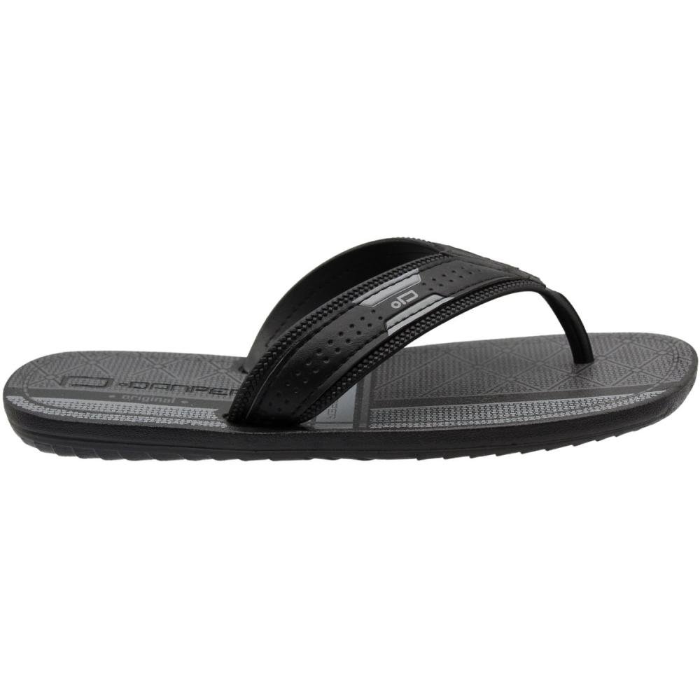 Chinelo De Dedo Danper Havana Tira Reforçada Masculino Preto 2