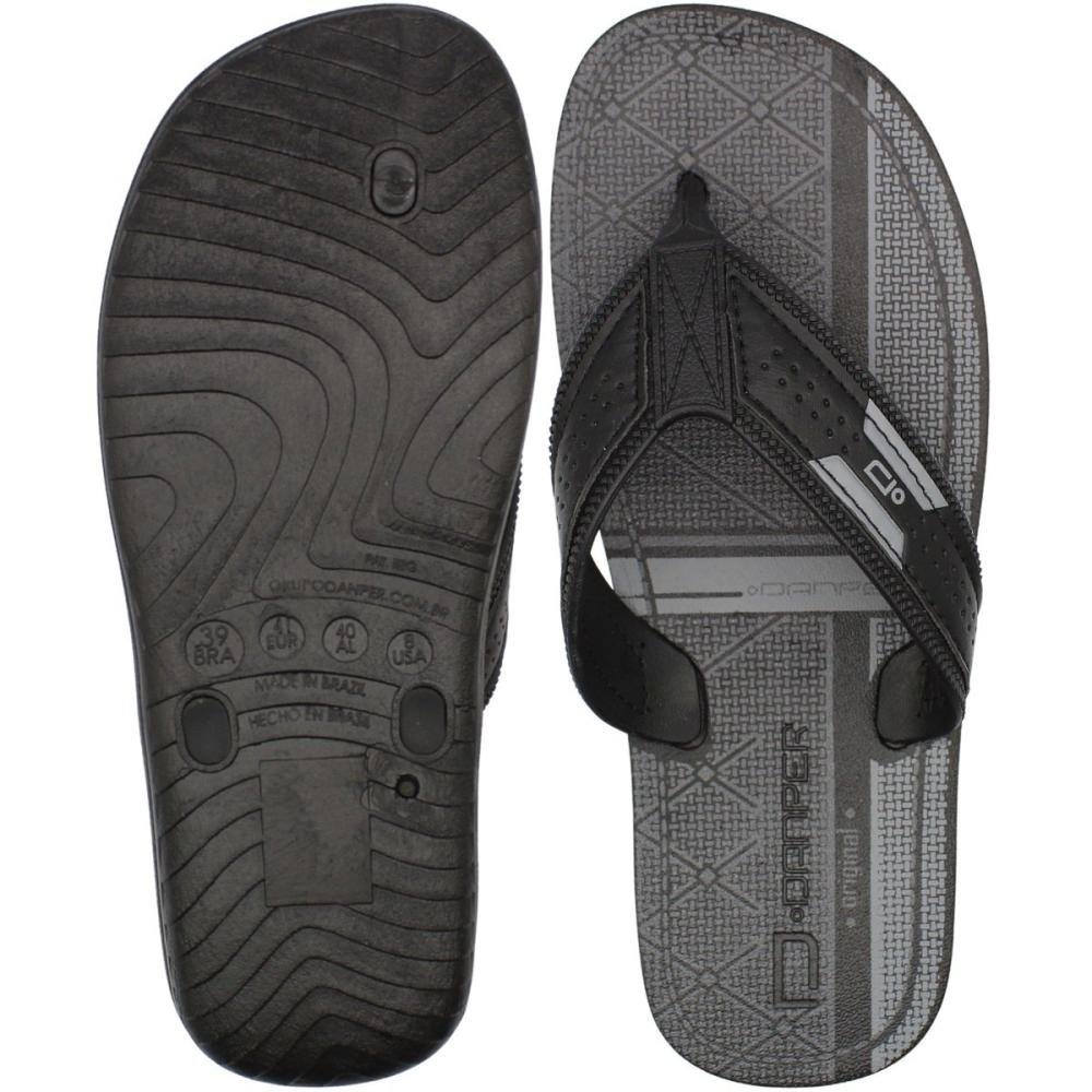 Chinelo De Dedo Danper Havana Tira Reforçada Masculino Preto 3