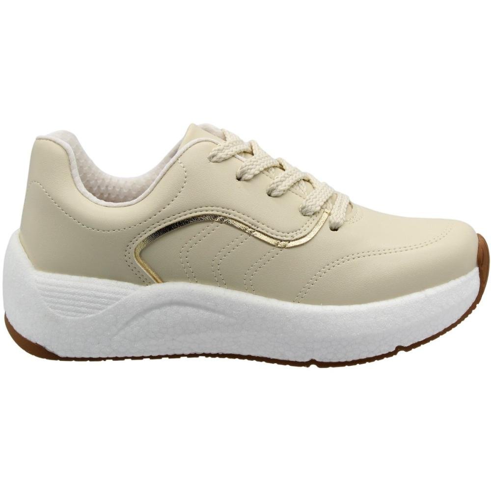 Tênis Casual Beira Rio Acolchoado Napa Turim Feminino