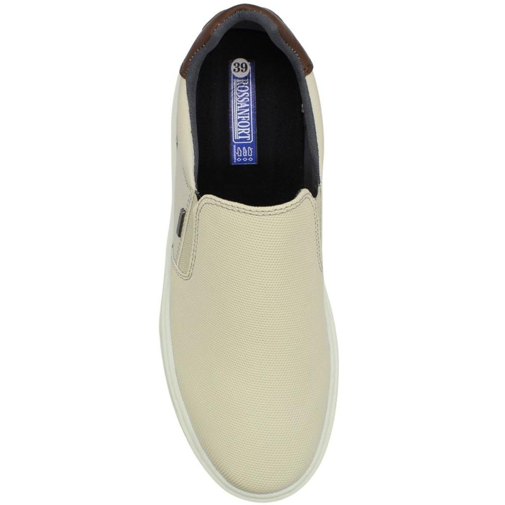 Tênis Casual Iate Rossanfort Oregon Comfort Masculino Bege 4
