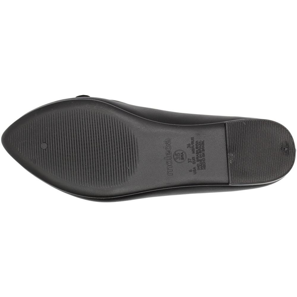 Sapatilha Moleca Napa Sardanha Adorno Cravejado Feminina Preto 5