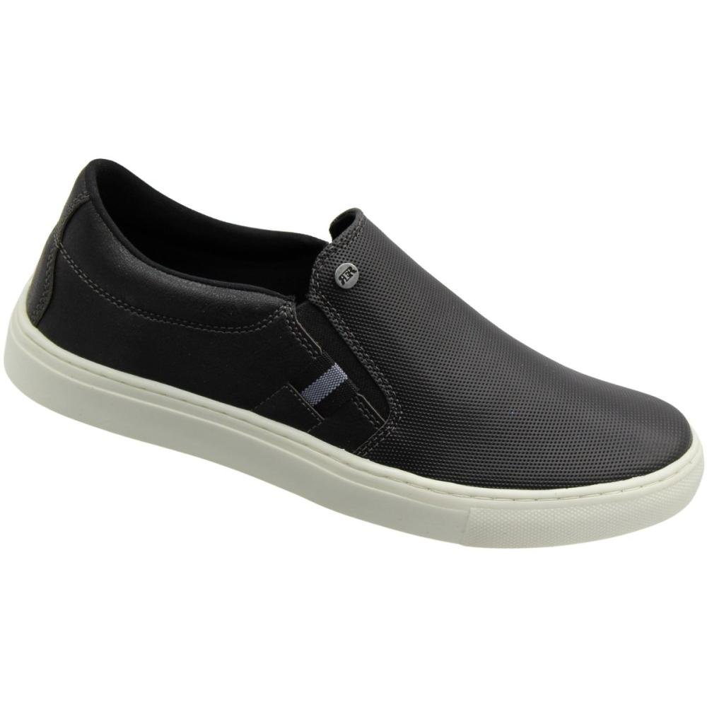 Tênis Casual Iate Rossanfort Kansas Texturizado Masculino Preto 3