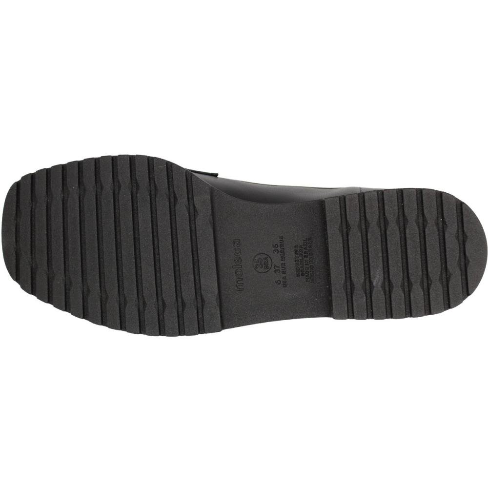 Sapatilha Mocassim Moleca Tira Com Pliques Em Pedras Feminina Preto 5