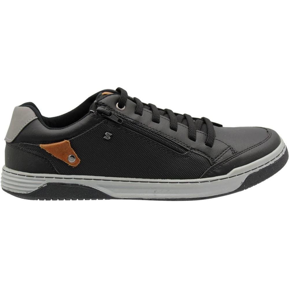 Sapatênis Stay Play Cadarço Elástico Zíper Lateral Masculino