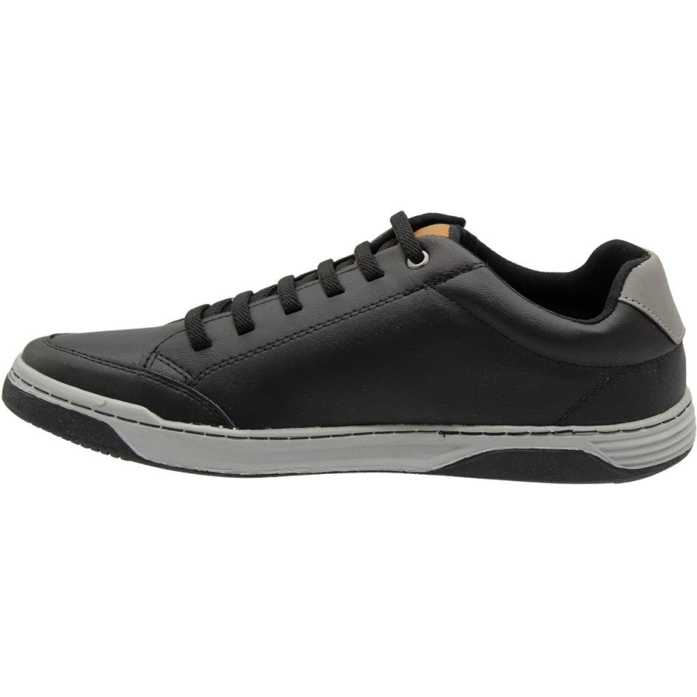 Sapatênis Stay Play Cadarço Elástico Zíper Lateral Masculino Preto 2