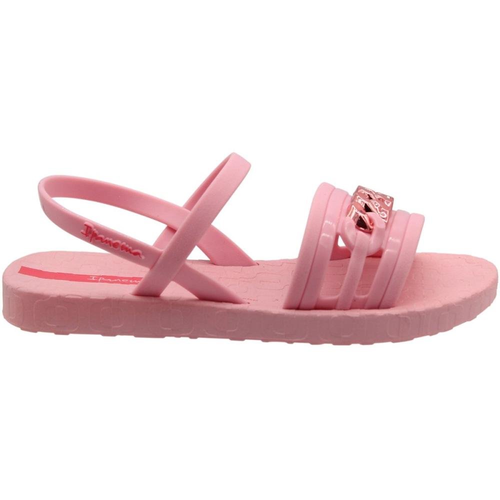 Sandália Rasteira Ipanema Metal Glam Infantil Menina