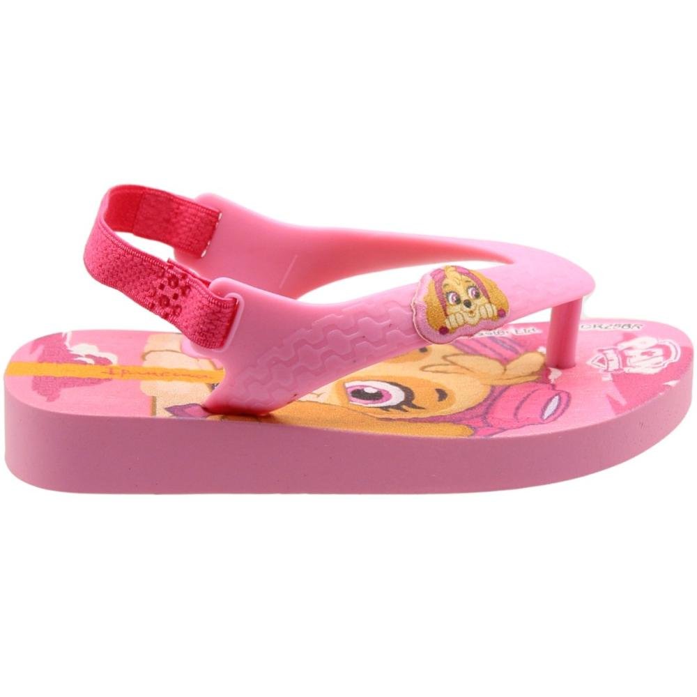 Chinelo De Dedo Infantil Ipanema Patrulha Canina Menina Rosa 2