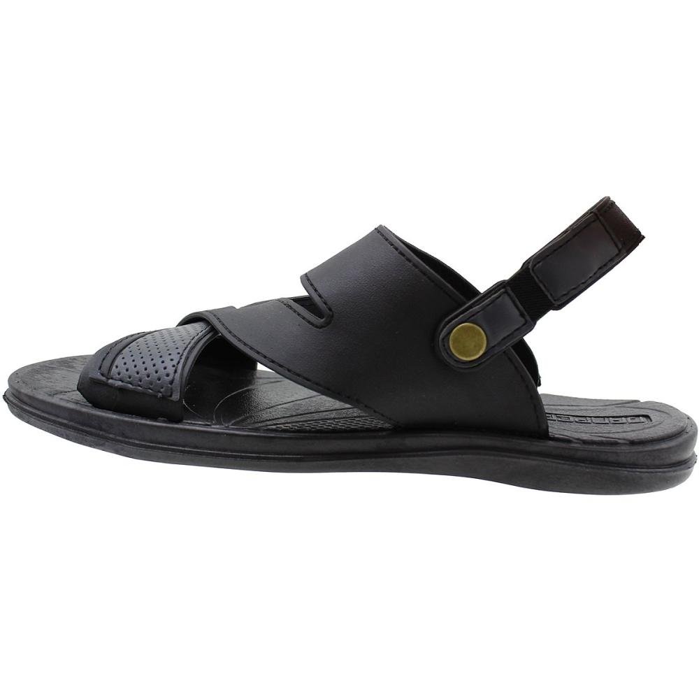 Sandália Chinelo Danper Urban Glide Perfuros Com Tira Removível Masculina  Preto/Cinza 2