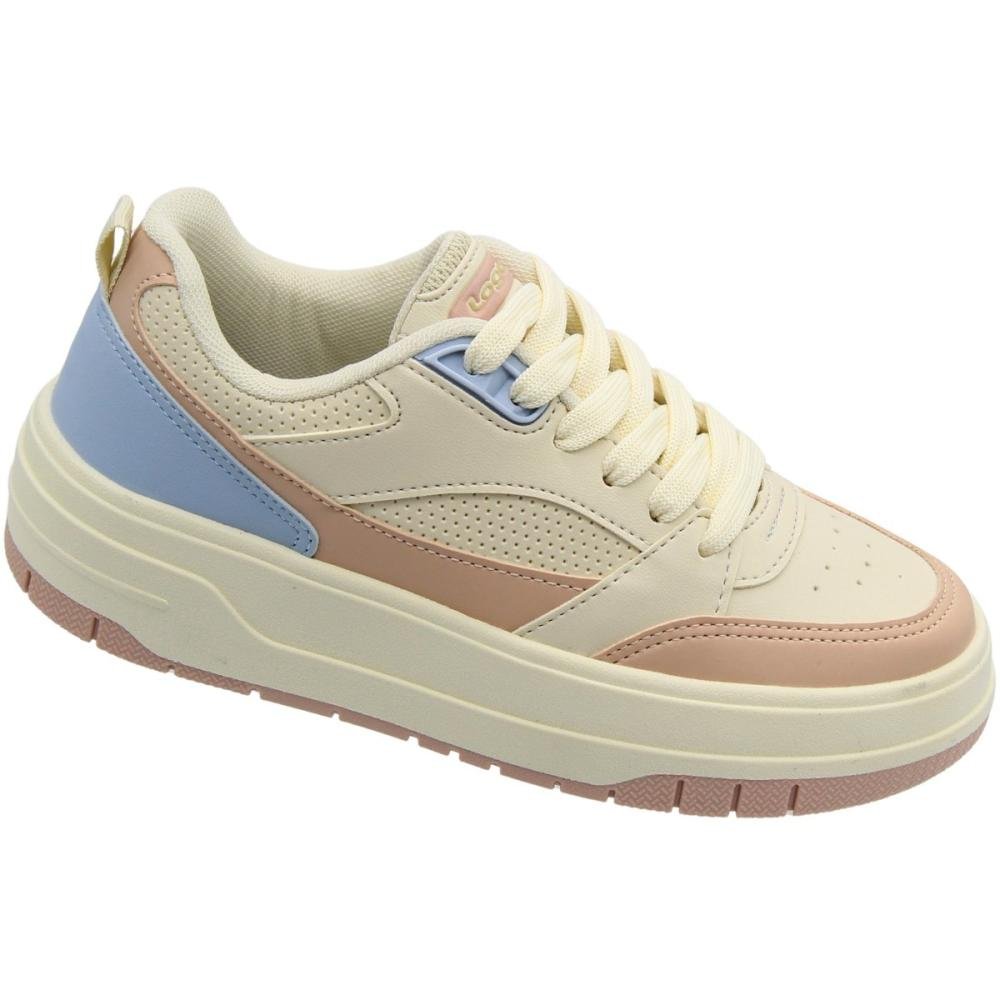 Tênis Casual Logus Harmony Feminino Bege 3