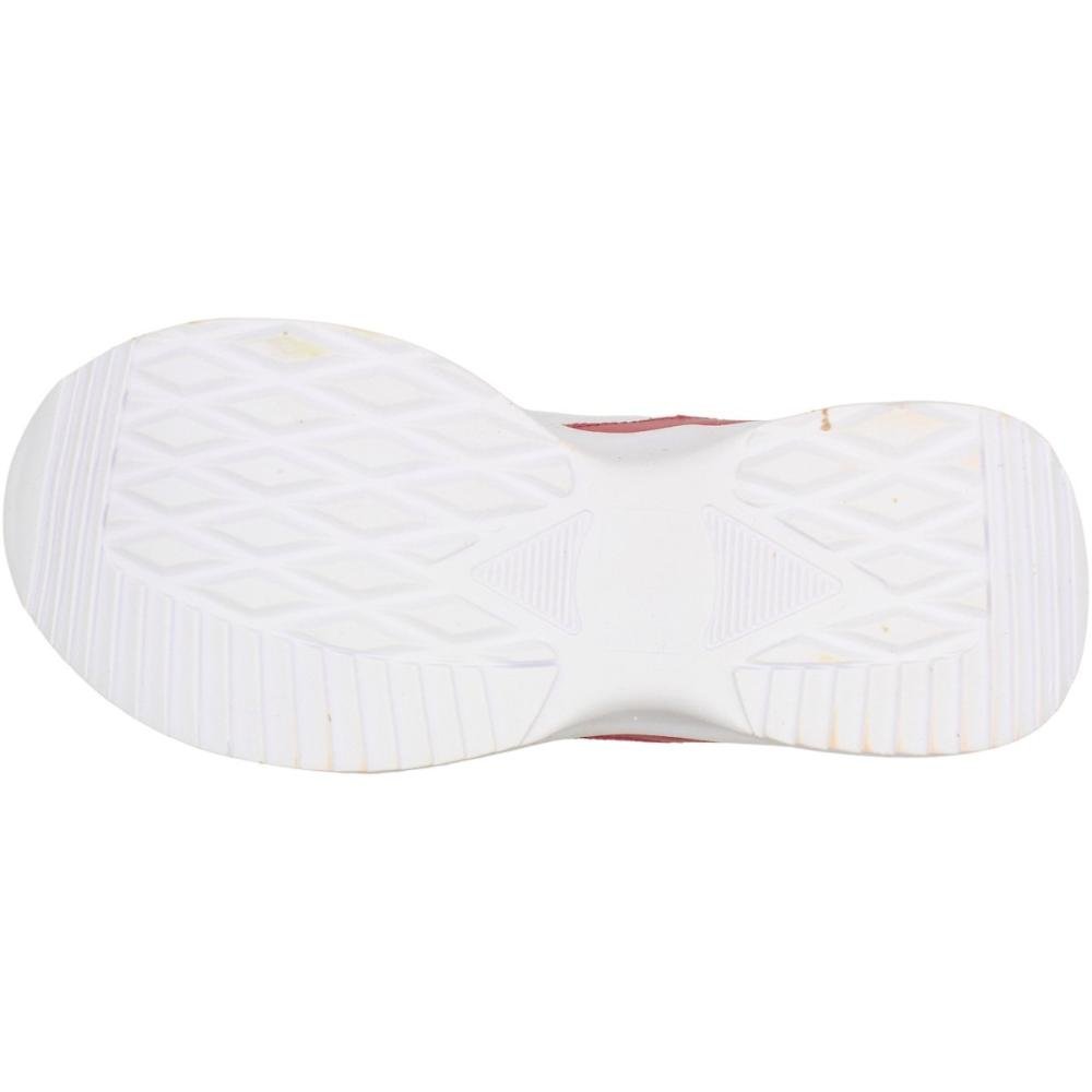 Tênis Casual Chunky Logus Flame Jogging Flatform Robusto Feminino Branco/Vermelho 5