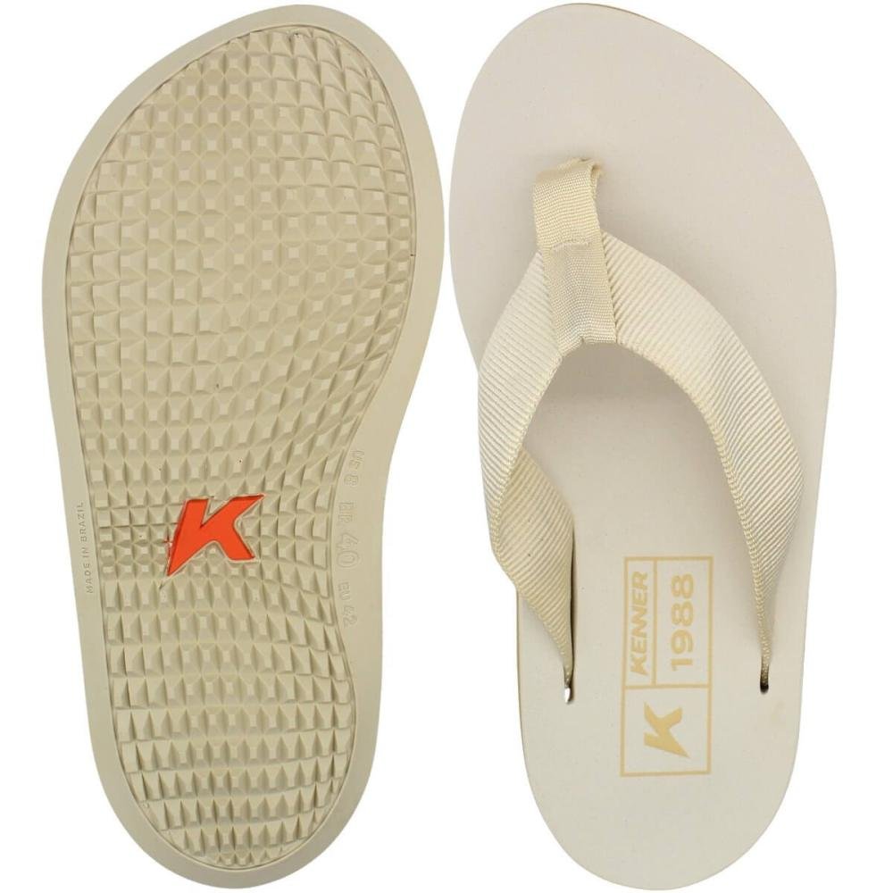 Sandália De Dedo Kenner Legend Pro Masculino Bege/Branco 3