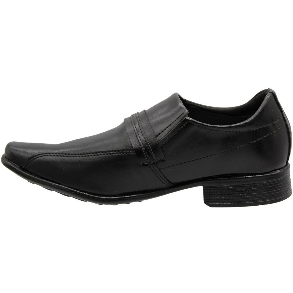 Sapato Social Socialle Premium Sem Cadarço Masculino Preto 2