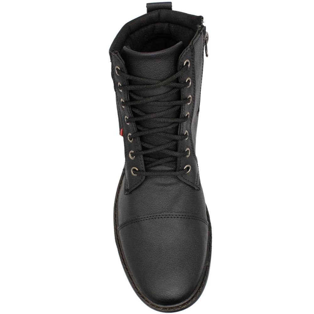 Bota Casual Code PDM Logan Zíper Masculina Preto 4