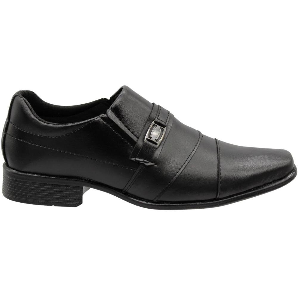 Sapato Social Socialle S/Cadarço Aplique Metal Masculino