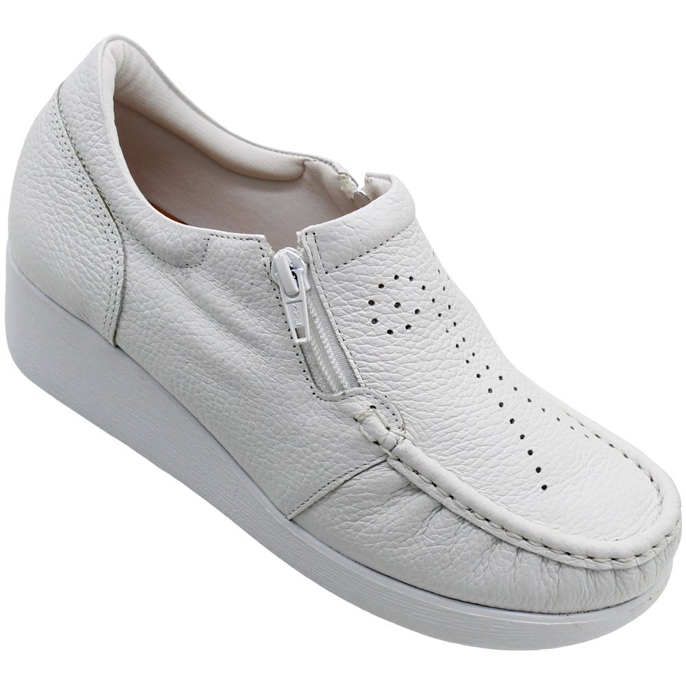 Usaflex Casual Sapatilha Usaflex Branca Tênis Usaflex Casual Zíper