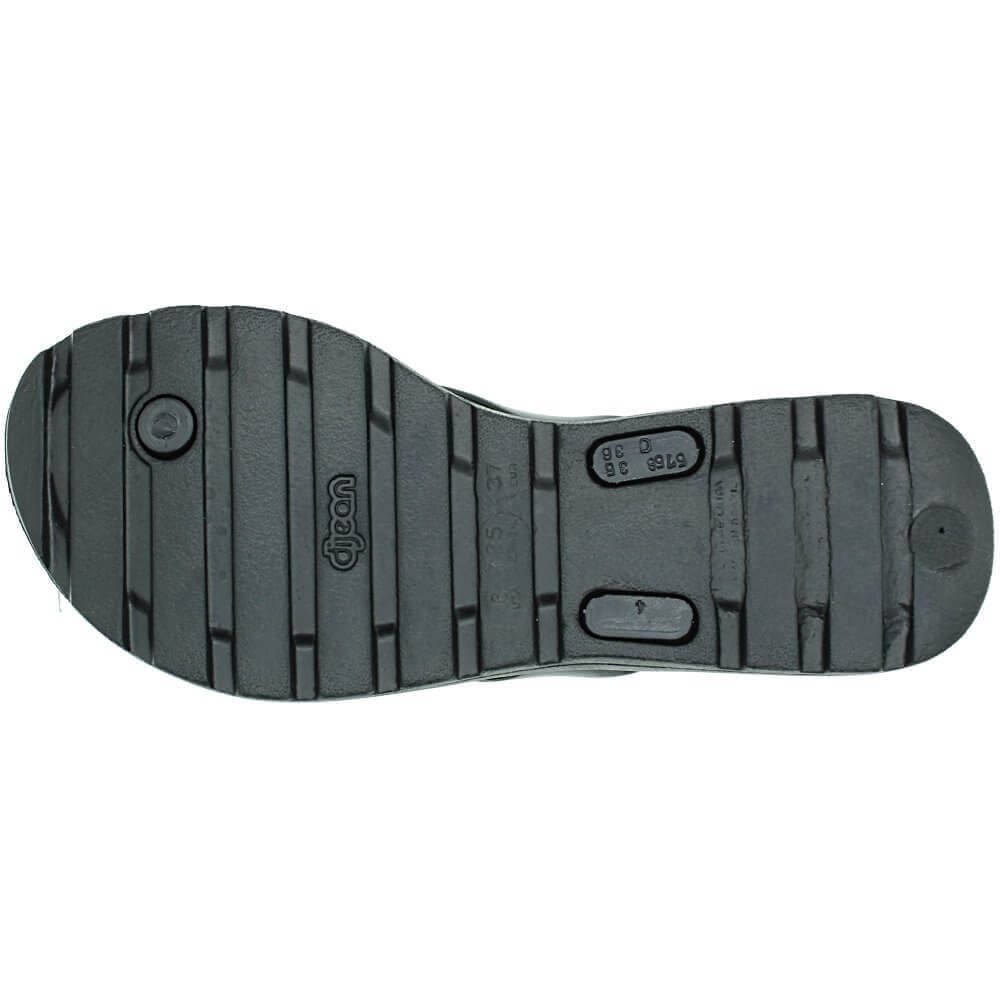 Tamanco Dijean Vulcanizada Feminino Preto 4