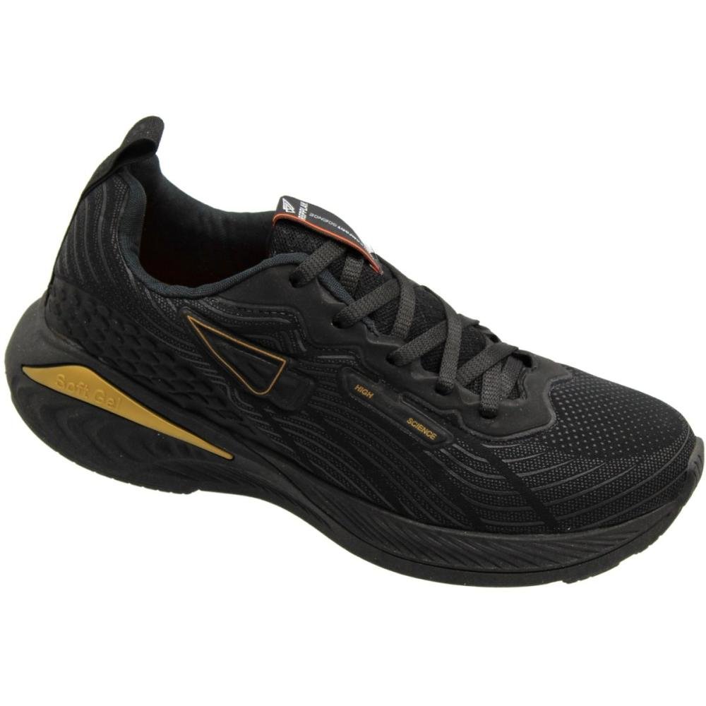 Tênis Esportivo Repplay High Soft Gel Texturizado Masculino Preto 3