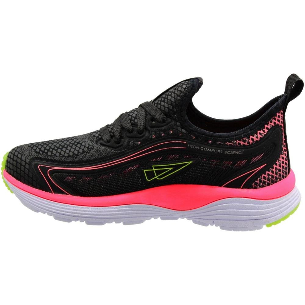 Tênis Esportivo Repplay High Force Science Feminino Preto/Rosa 2
