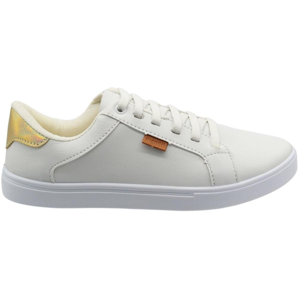 Tênis Casual Mendii Metalizado Cadarço Elástico Feminino