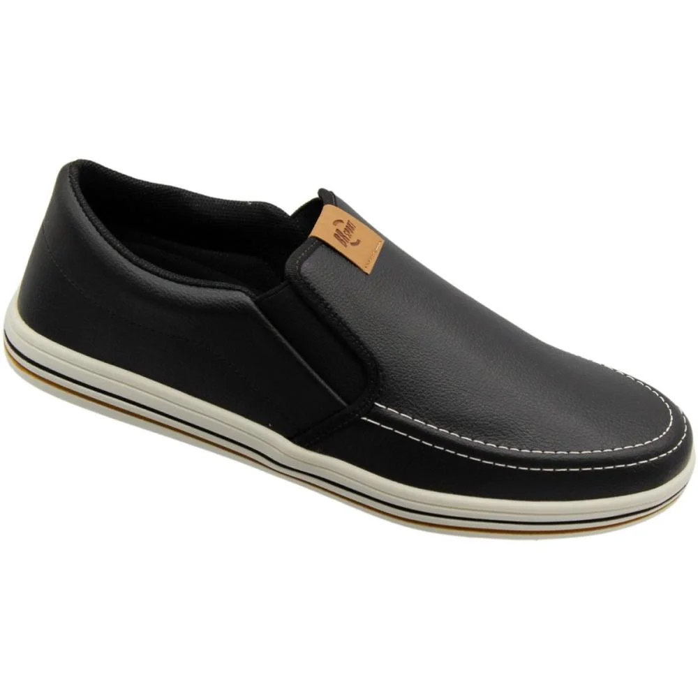 Sapato Social BRsport Sem Cadarço Masculino Preto 3