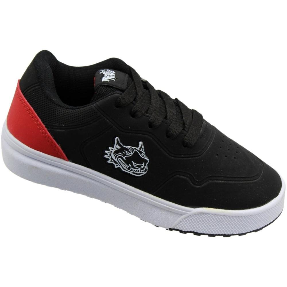 Tênis Casual Infantil Red Nose Martini Escolar Menino Preto 3