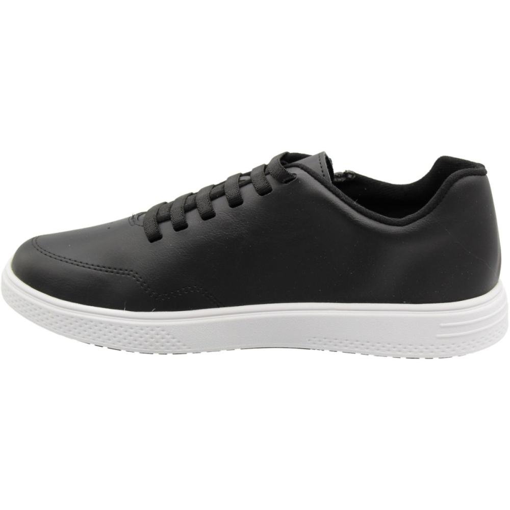 Sapatênis Masculino BRsport Mônaco Cadarço Elástico Preto 2