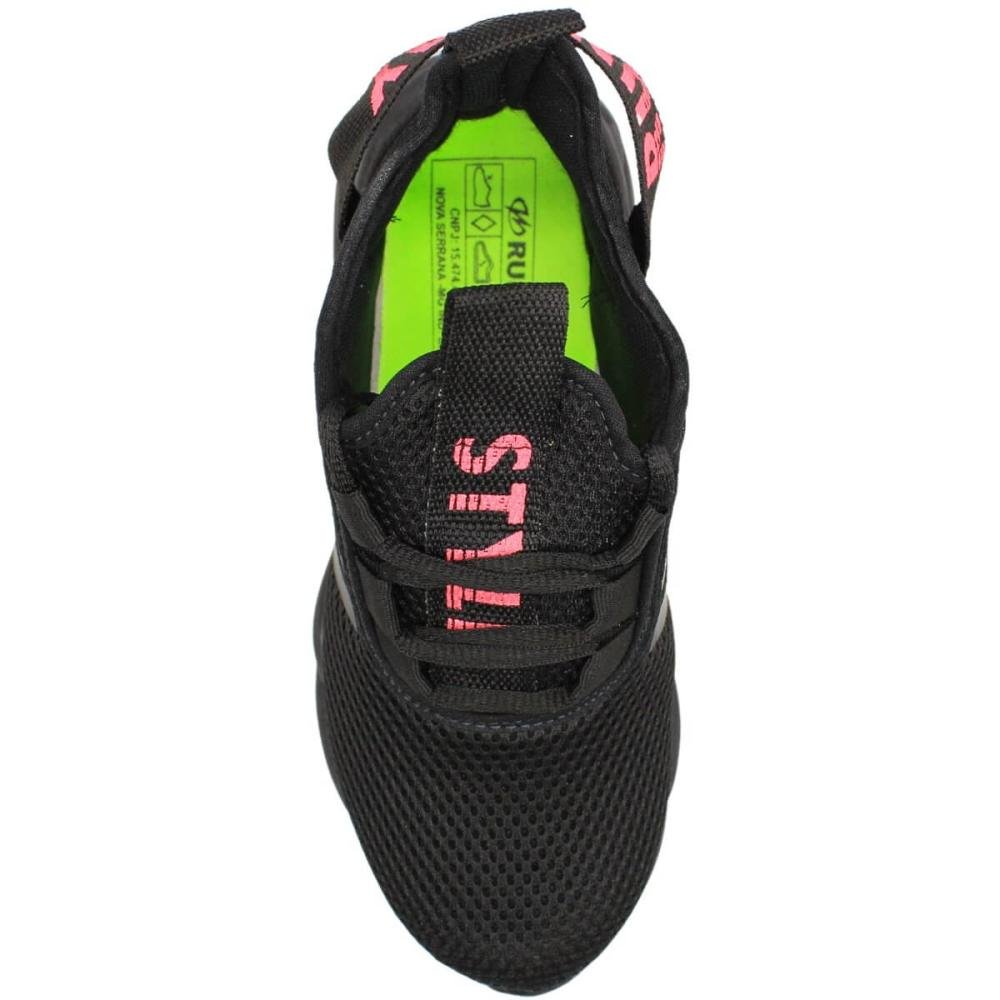 Tênis Runway Extreme Style Feminino Preto 4