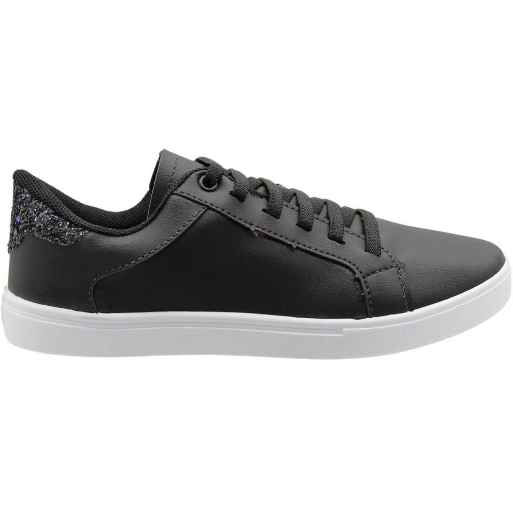 Tênis Feminino Casual Mendii Glitter Elástico Casual