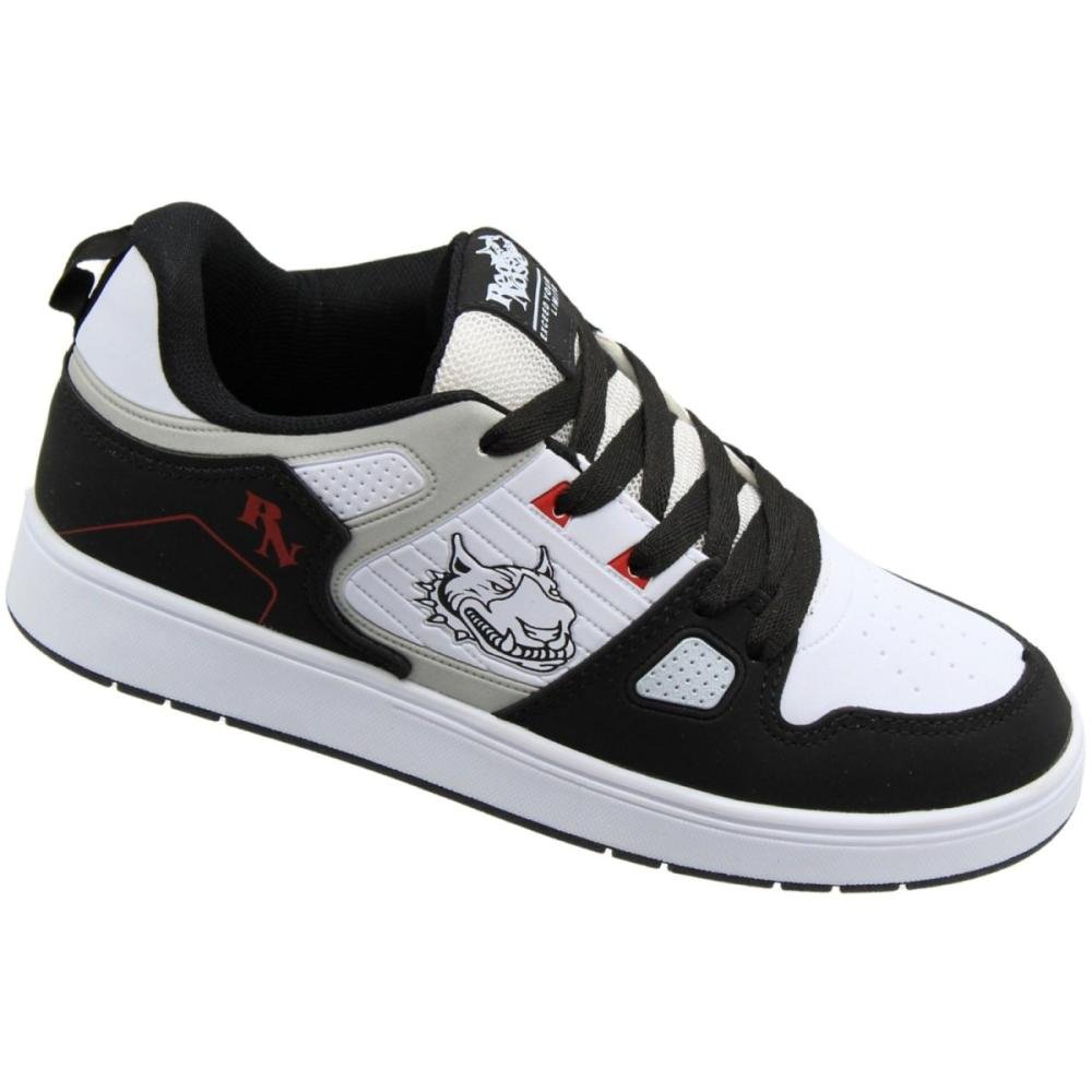 Tênis Casual Red Nose Prescott Juvenil Menino Branco/Preto 3