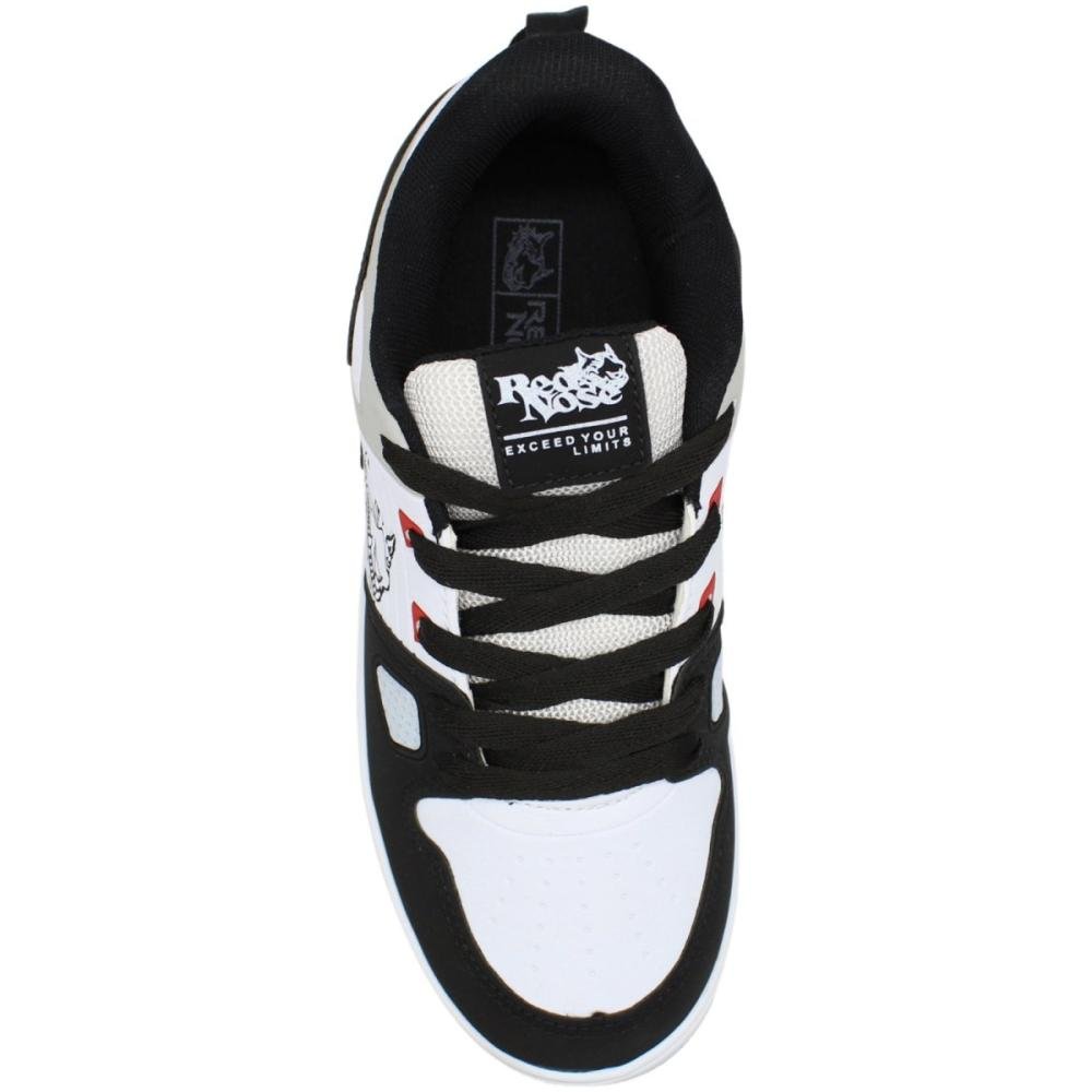 Tênis Casual Red Nose Prescott Juvenil Menino Branco/Preto 4